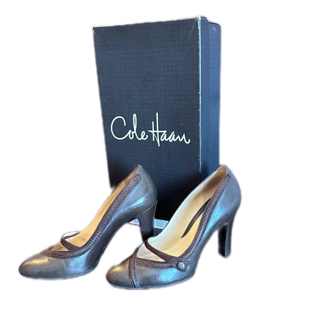 Cole Haan Brown Heels Adelyn Mary Jane pumps dark chocolate 8.5 B original box - Picture 14 of 15